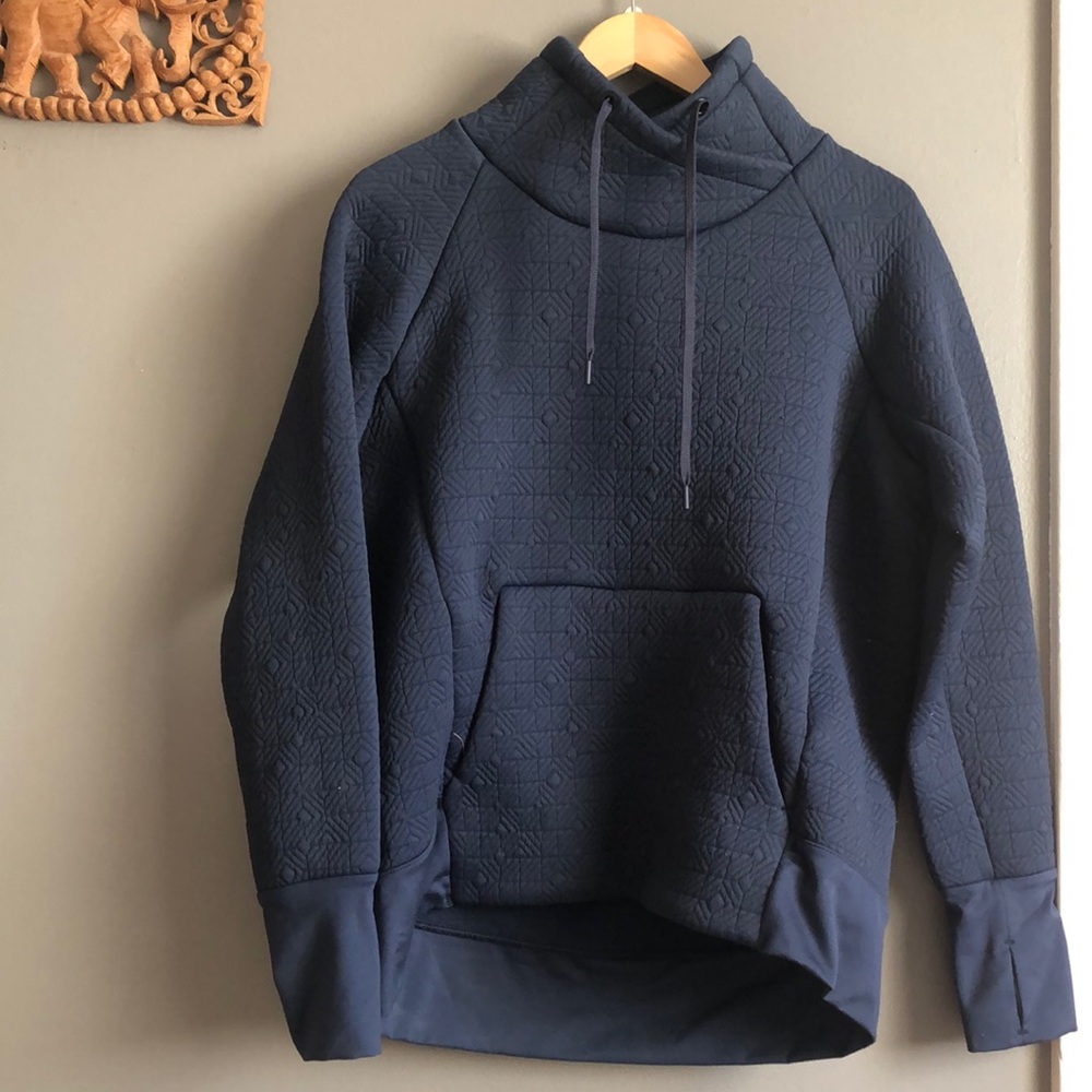 Athleta Blue sweater/ coat. Size m
